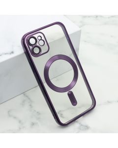 Maska Camera Protect MagSafe za iPhone 12, ljubičasta - F113968