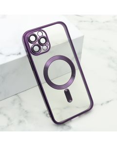 Maska Camera Protect MagSafe za iPhone 12 Pro Max, ljubičasta - F113974