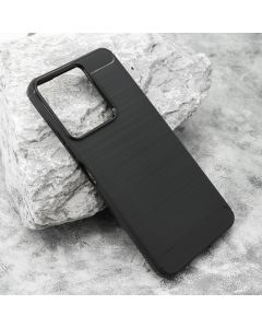 Silikonska maska Brushed za Xiaomi Redmi 13C/Poco C65 Pro, crna
