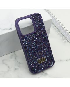 Maska DIAMOND SELECTION za iPhone 15 Pro, ljubičasta - F114946