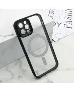 Maska DIAMOND MagSafe za iPhone 12 Pro, crna - F114957