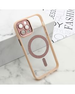 Maska DIAMOND MagSafe za iPhone 12 Pro, roza - F114959