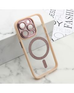 Maska DIAMOND MagSafe za iPhone 14 Pro, roza - F114971