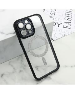 Maska DIAMOND MagSafe za iPhone 14 Pro Max, crna - F114972