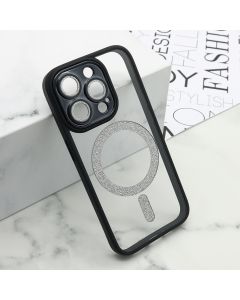 Maska DIAMOND MagSafe za iPhone 15 Pro, crna - F114978
