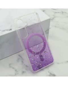 Maska Simple Sparkle MagSafe za Samsung S921B Galaxy S24 5G, ljubičasta - F115034