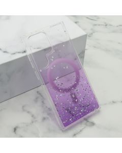 Maska Simple Sparkle MagSafe za Samsung S928B Galaxy S24 Ultra 5G, ljubičasta - F115038
