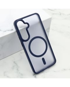 Maska SILKY MAGSAFE za Samsung S921B Galaxy S24 5G, plava - F115045