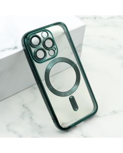 Maska CAMERA PROTECT MagSafe za iPhone 15 Pro, zelena - F115075