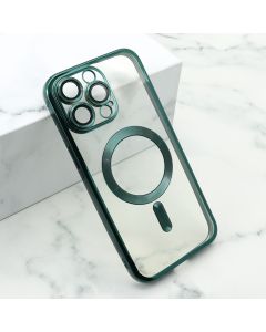 Maska CAMERA PROTECT MagSafe za iPhone 15 Pro Max, zelena - F115077