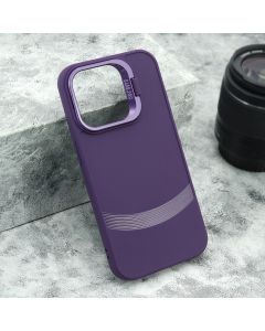 Maska CAMERA HOLDER za iPhone 14, ljubičasta - F115413
