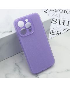 Maska GLOW SHINING za iPhone 15 Pro, ljubičasta - F115502