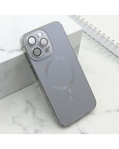 Maska ELEGANT METAL MAGSAFE za iPhone 14 Pro Max ,siva
