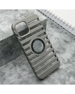 Maska LINES LOGO CUT za Iphone 12/12 Pro, siva - F116250