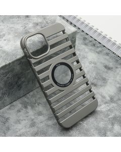 Maska LINES LOGO CUT za iPhone 14, siva - F116258