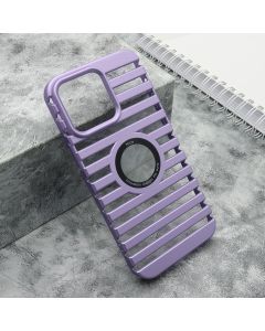 Maska LINES LOGO CUT za iPhone 14 Pro Max, ljubičasta - F116263
