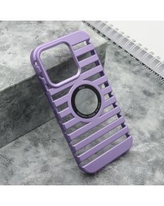 Maska LINES LOGO CUT za iPhone 15 Pro, ljubičasta - F116271