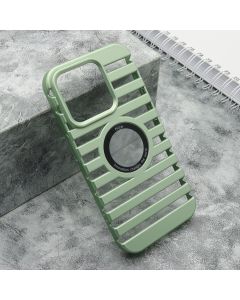 Maska LINES LOGO CUT za iPhone 15 Pro, mint - F116272