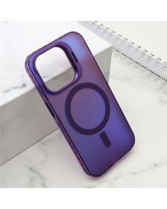 Maska za iPhone 15 Pro (61) ljubičasta SHINE MagSafe