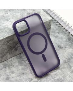 Maska Silky Magsafe Matte za iPhone 11, ljubičasta - F116310