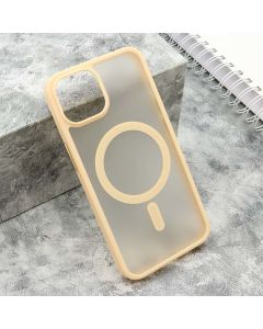 Maska Silky Magsafe Matte za iPhone 14, roze - F116320
