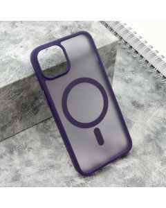 Maska Silky MagSafe matte za iPhone 14, ljubičasta - F116322