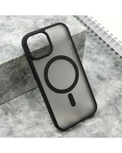 Maska Silky Magsafe Matte za iPhone 15, crna - F116327