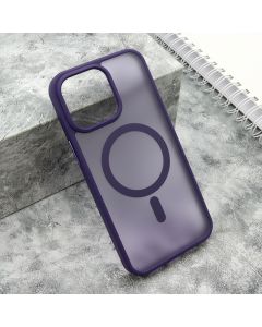 Maska Silky Magsafe Matte za iPhone 15 Pro Max, ljubičasta - F116338