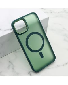 Maska Silky Magsafe za iPhone 11, zelena - F116345