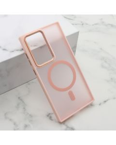 Maska Silky MagSafe II za Samsung S918B Galaxy S23 Ultra, roze - F116394