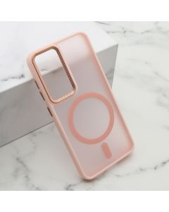 Maska Silky MagSafe za Samsung S921B Galaxy S24 5G, roze - F116400