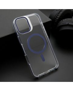 Maska za iPhone 16 Plus (67) CAMERA EDGE MagSafe plava