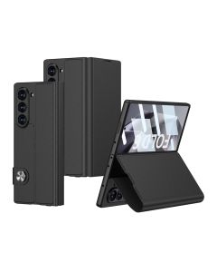 Maska za Samsung Galaxy Z Fold 6 5G LEATHER crna (GKK case)