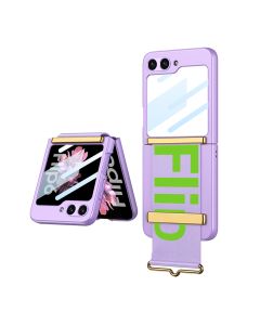 Maska za Samsung Galaxy Z Flip 6 5G/Z Flip 7 FE 5G ljubičasta (GKK case) STRAP CASE