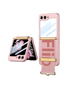 Maska za Samsung Galaxy Z Flip 6 5G/Z Flip 7 FE 5G STRAP CASE roze (GKK case)