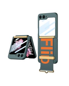 Maska za Samsung Galaxy Z Flip 6 5G/Z Flip 7 FE 5G STRAP CASE tamno zelena (GKK case)