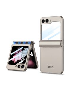 Maska za Samsung Galaxy Z Flip 6 5G/Z Flip 7 FE 5G SMOOTH LINE zlatna (GKK case)