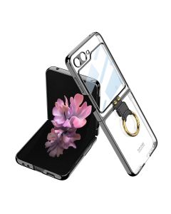 Maska za Samsung Galaxy Z Flip 6 5G/Z Flip 7 FE 5G RING LINES crna (GKK case)