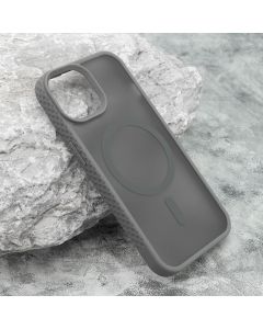 Maska Rugged MagSafe za iPhone 15, siva - F116750