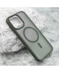 Maska Rugged Magsafe za iPhone 15 Pro Max, tamno zelena - F116754