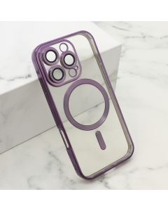 Maska za iPhone 16 Pro (63) ljubičasta CAMERA PROTECT MagSafe