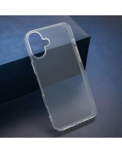 Silikonska maska Clear strong za iPhone 16 Plus, providna - F117136