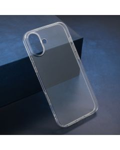 Silikonska maska Clear za iPhone 16 Plus, providna - F117140