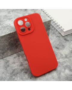 Silikonska maska Pro camera za iPhone 16 Pro Max, crvena - F117154