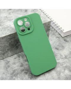 Silikonska maska Pro camera za iPhone 16 Pro Max, tamno zelena - F117157