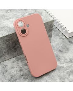 Silikonska maska Pro camera za iPhone 16, roze - F117158