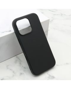 Maska za iPhone 16 Pro (63) Soft Silicone crna