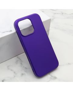 Maska Soft Silicone za iPhone 16 Pro, ljubičasta - F117163