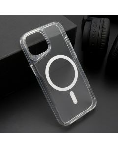 Maska Aura Magsafe za iPhone 15, bela - F117307