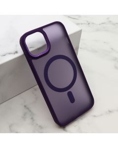 Maska Silky Magsafe II za iPhone 15, ljubičasta - F117338